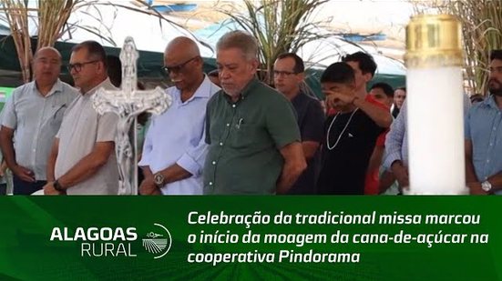 Celebração da tradicional missa marcou o início da moagem da cana-de-açúcar na cooperativa Pindorama