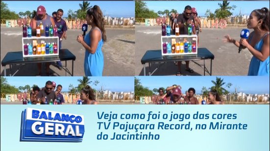 Veja como foi o jogo das cores TV Pajuçara Record, no Mirante do Jacintinho