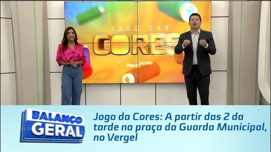 Jogo da Cores: A partir das 2 da tarde na praça da Guarda Municipal, no Vergel