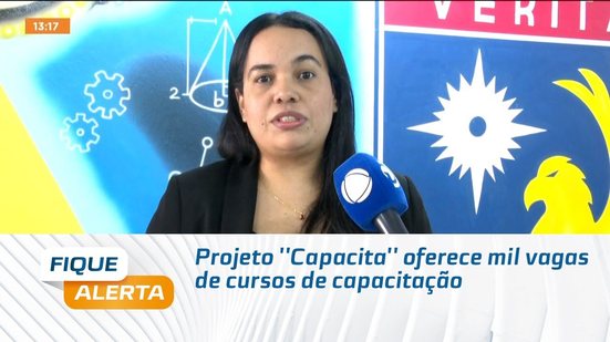 Projeto ''Capacita'' oferece mil vagas de cursos de capacitação