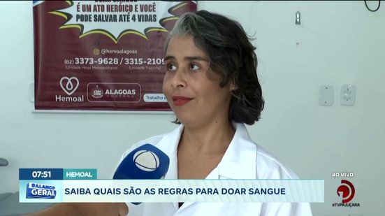 Hemoal: Saiba quais são as regras para doar sangue