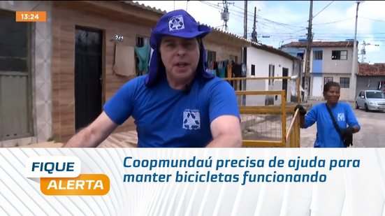 Coopmundaú precisa de ajuda para manter bicicletas funcionando