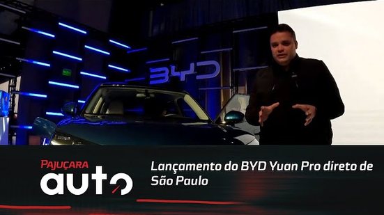 Lançamento do BYD Yuan Pro direto de São Paulo