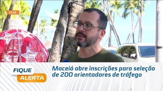 Maceió abre inscrições para seleção de 200 orientadores de tráfego