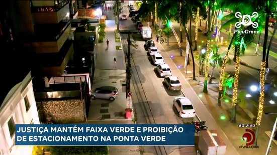 Justiça mantém Faixa Verde e proibição de estacionamento na Ponta Verde