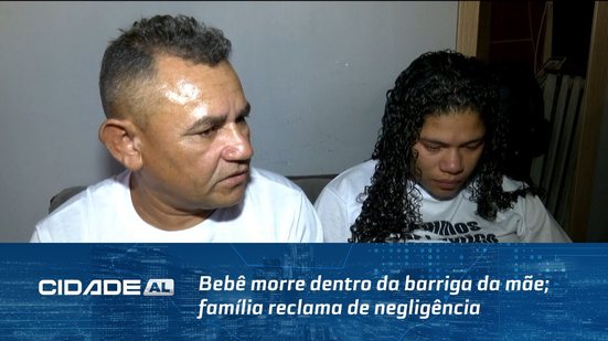 Casal em Luto: Bebê morre dentro da barriga da mãe; família reclama de negligência