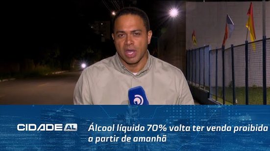 Álcool líquido 70% volta ter venda proibida a partir de amanhã