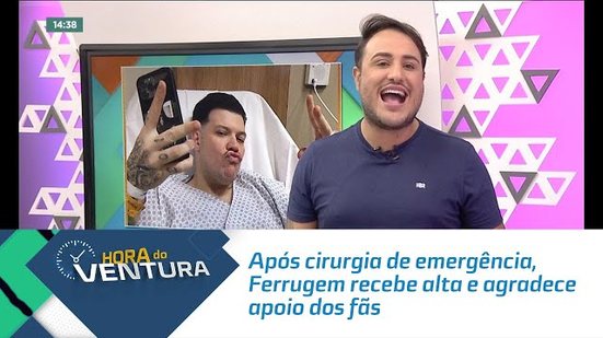 Após cirurgia de emergência, Ferrugem recebe alta e agradece apoio dos fãs;