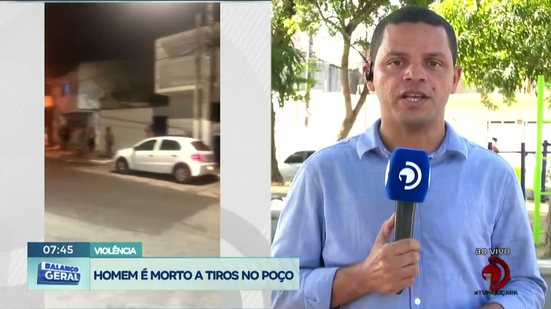 Violência: Homem é morto a tiros no poço