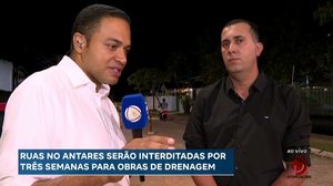 Ruas no Antares serão interditadas por três semanas para obras de drenagem