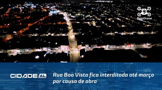 Serviço da BRK: Rua Boa Vista fica interditada até março por causa de obra