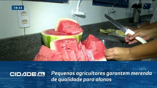 Pequenos agricultores garantem merenda de qualidade para alunos