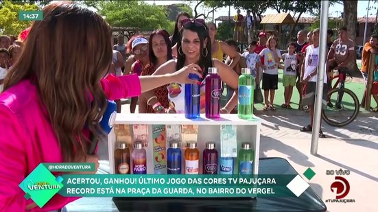 Último jogo das cores TV Pajuçara Record está na praça da guarda, no bairro do Vergel