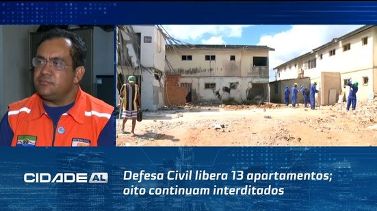 Explosão: Defesa Civil libera 13 apartamentos; oito continuam interditados