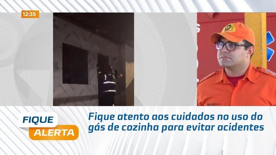 Fique atento aos cuidados no uso do gás de cozinha para evitar acidentes