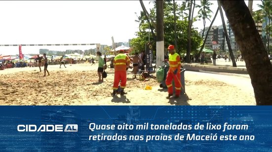 Poluição: Quase oito mil toneladas de lixo foram retiradas nas praias de Maceió este ano