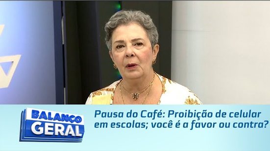 Pausa do Café: Proibição de celular em escolas; você é a favor ou contra?