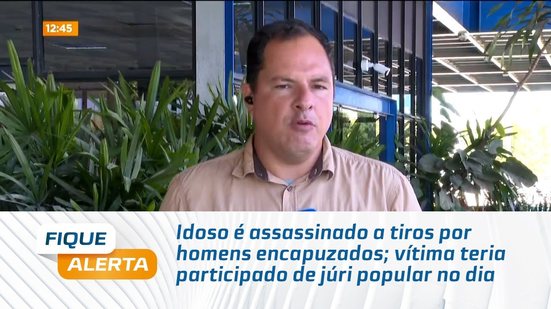 Idoso é assassinado a tiros por homens encapuzados; vítima teria participado de júri popular no dia