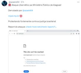 Hacker assumiu a "derrubada" dos sites