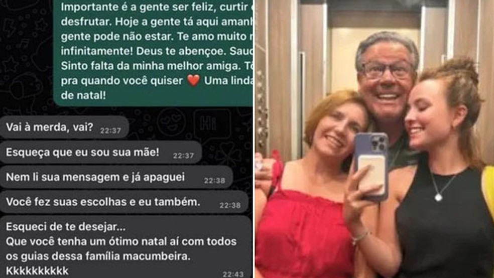 Pol&amp;iacute;cia investiga intoler&amp;acirc;ncia religiosa da m&amp;atilde;e de Larissa Manoela: 'Fam&amp;iacute;lia macumbeira' &amp;mdash; Foto: Reprodu&amp;ccedil;&amp;atilde;o