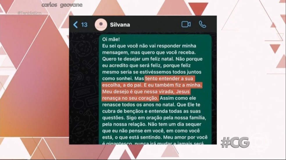 Troca de mensagens entre Larissa Manoela e sua m&amp;atilde;e &amp;mdash; Foto: Reprodu&amp;ccedil;&amp;atilde;o/Fant&amp;aacute;stico