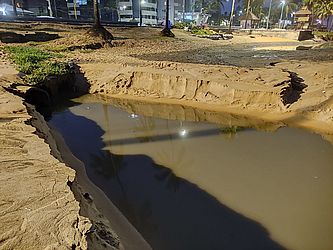 Mais um trecho na Praia da Jatiúca 