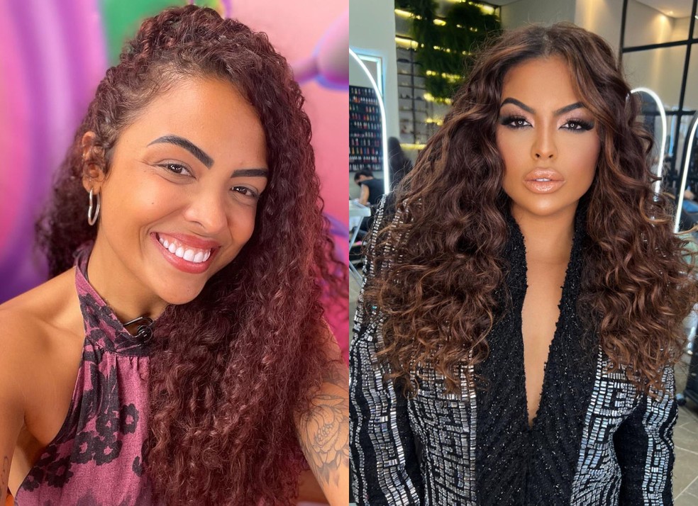 Paula Lailla antes e depois do BBB 23 &amp;mdash; Foto: Reprodu&amp;ccedil;&amp;atilde;o/Instagram @filipy_almeidaoficial