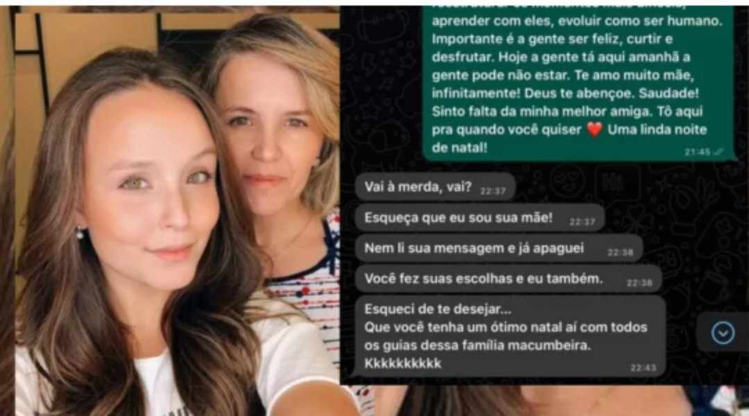 Novo trecho de conversa de Larissa Manoela e a m&amp;atilde;e Silvana