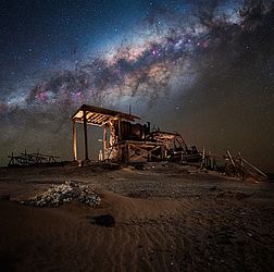 Sperrgebiet é uma região de mineração de diamantes na Namíbia - Astronomy Photographer of the Year — Foto Vikas Chander