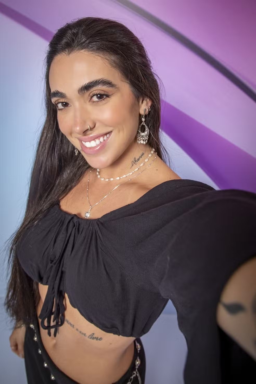 Giovanna disputa vaga no &quot;BBB 24&quot; &amp;mdash; Foto: Reprodu&amp;ccedil;&amp;atilde;o/Gshow